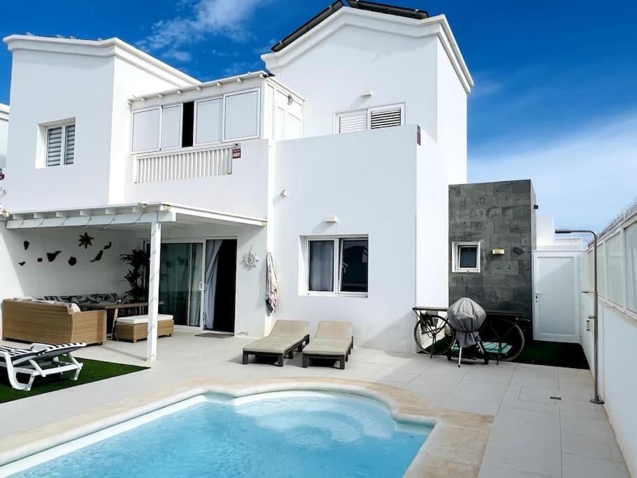 Lovely Villa Sanmar, Heated Pool Playa Blanca  Luaran gambar