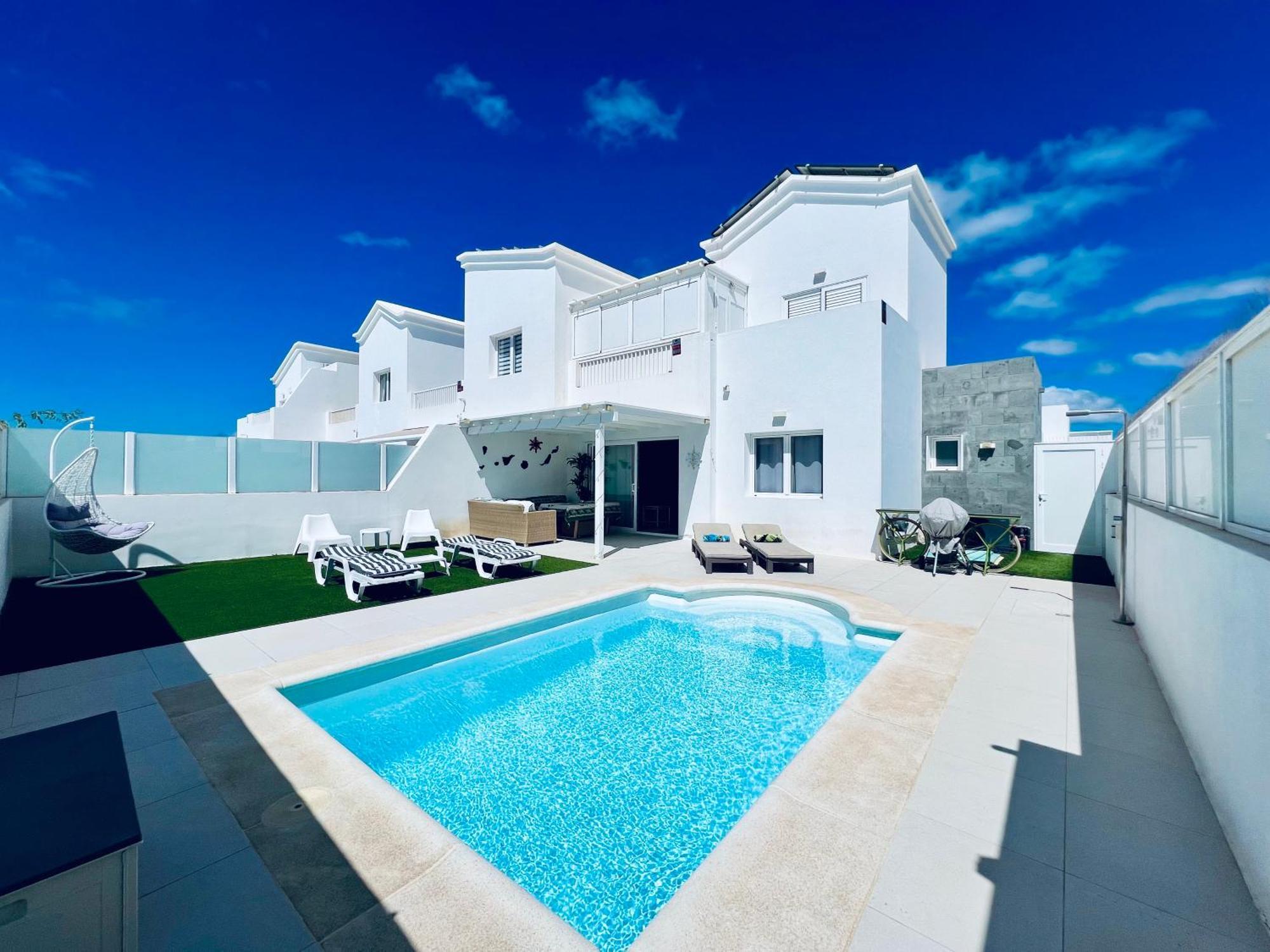 Lovely Villa Sanmar, Heated Pool Playa Blanca  Luaran gambar